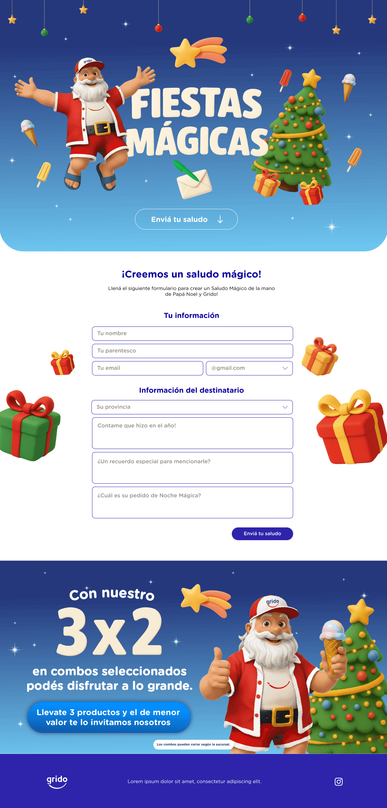 Grido Fiestas Mágicas — pantalla 2